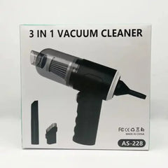 Compact 3-in-1 Handheld Vacuum Cleaner | Multifunctional & USB Powered
