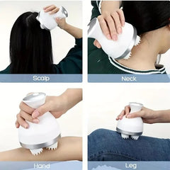 Rechargeable Scalp Massager for Hair Growth & Deep Relaxation